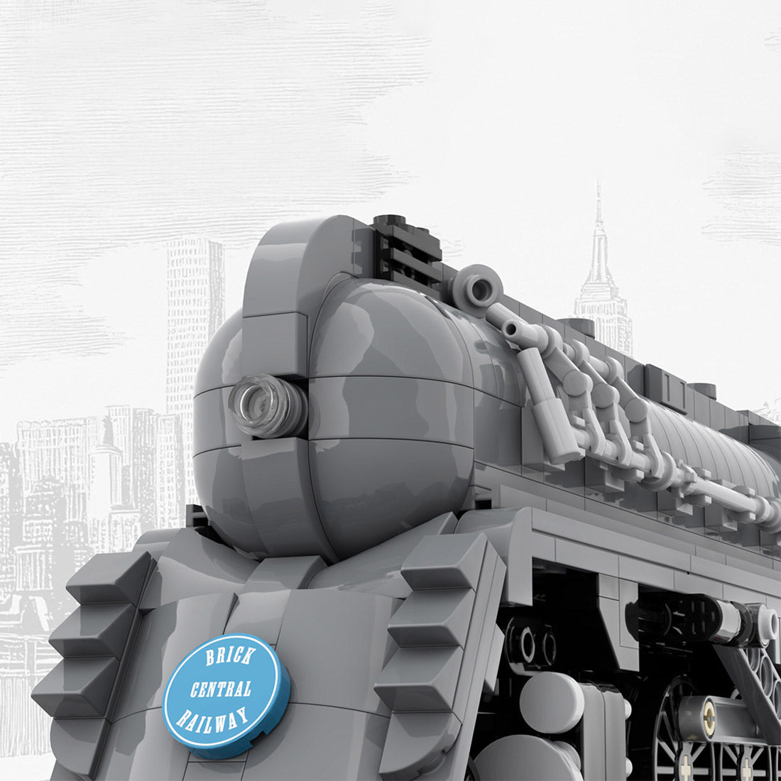 MOC - 242027 Hudson Streamliner Building Blocks - LesDiy - 