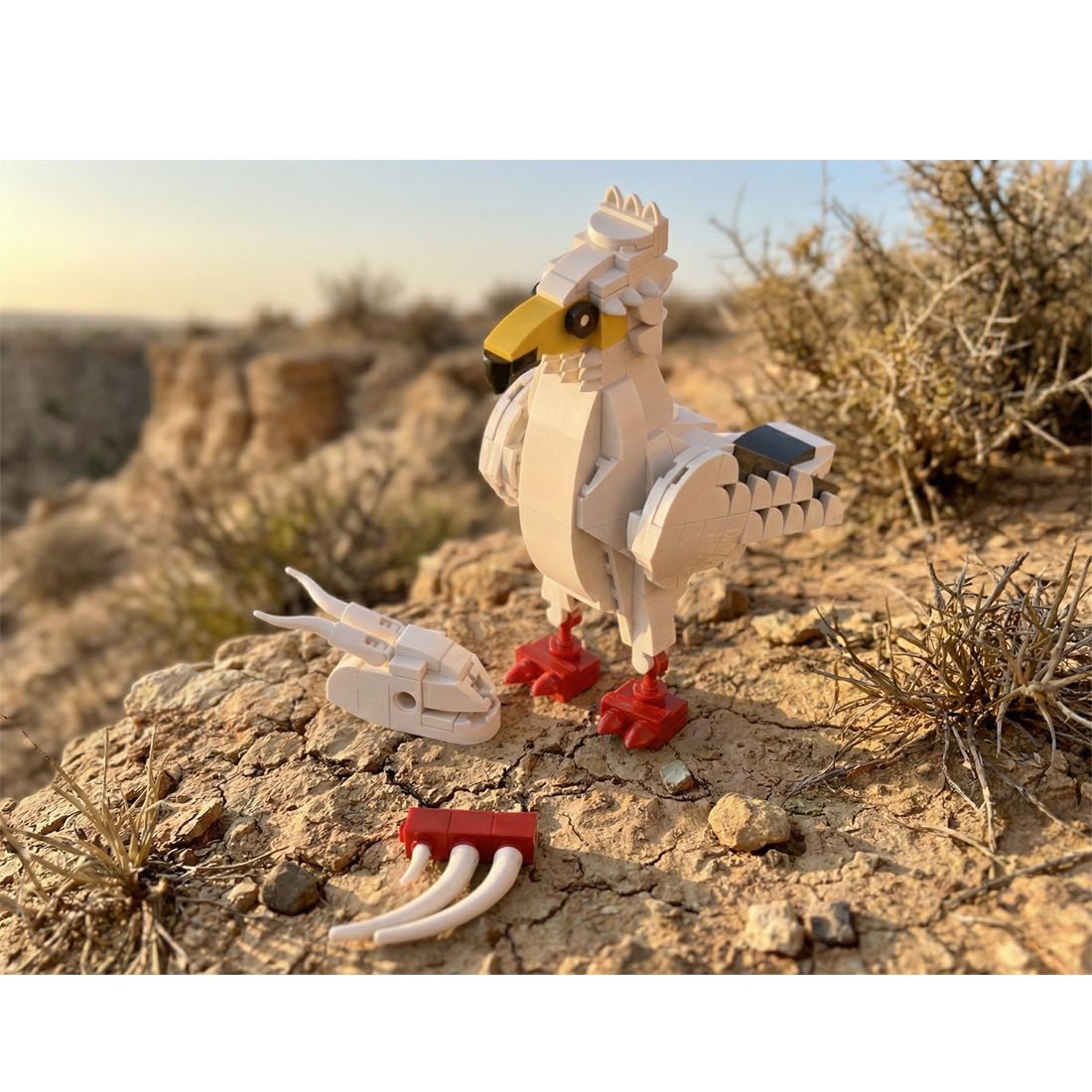 MOC - 242157 Wildlife Egyptian Bird Building Blocks - LesDiy - Building Blocks