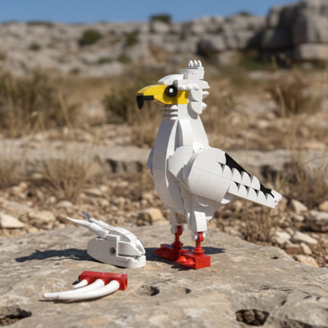 MOC - 242157 Wildlife Egyptian Bird Building Blocks - LesDiy - Building Blocks