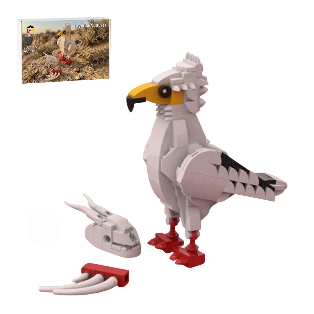 MOC - 242157 Wildlife Egyptian Bird Building Blocks - LesDiy - Building Blocks