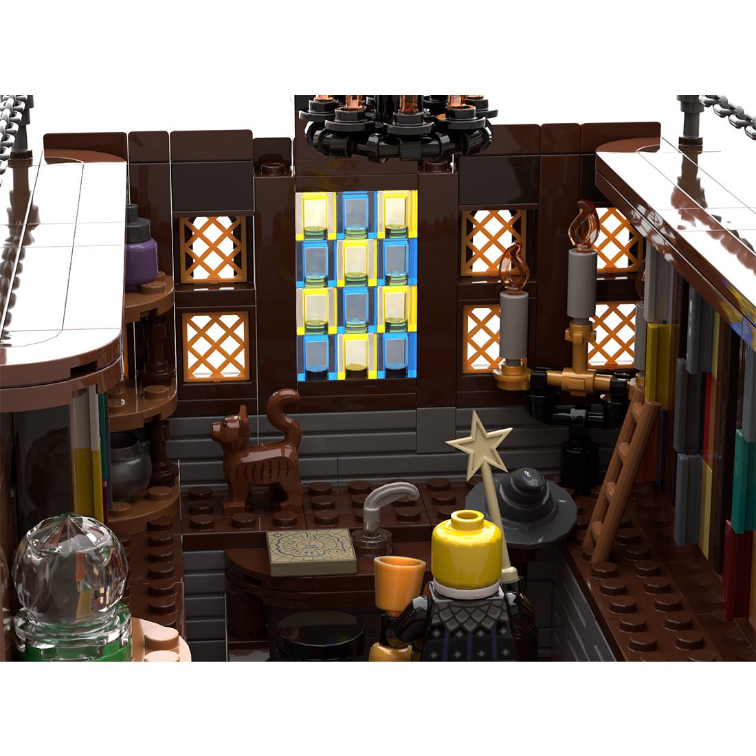 MOC - 242193 Library of Spells Building Blocks - LesDiy - Building Blocks