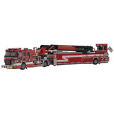 MOC - 242542 2023 Pierce Quantum Tiller Ladder Fire Truck El paso County Building Blocks - LesDiy - MOC - 