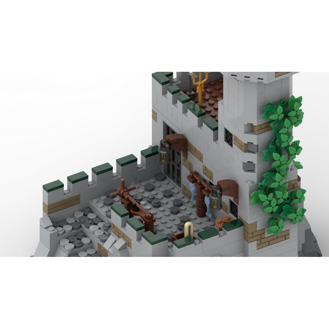 MOC-243062 Kraken Prison Island Outpost Medieval Building Blocks-LesDiy-MOC-