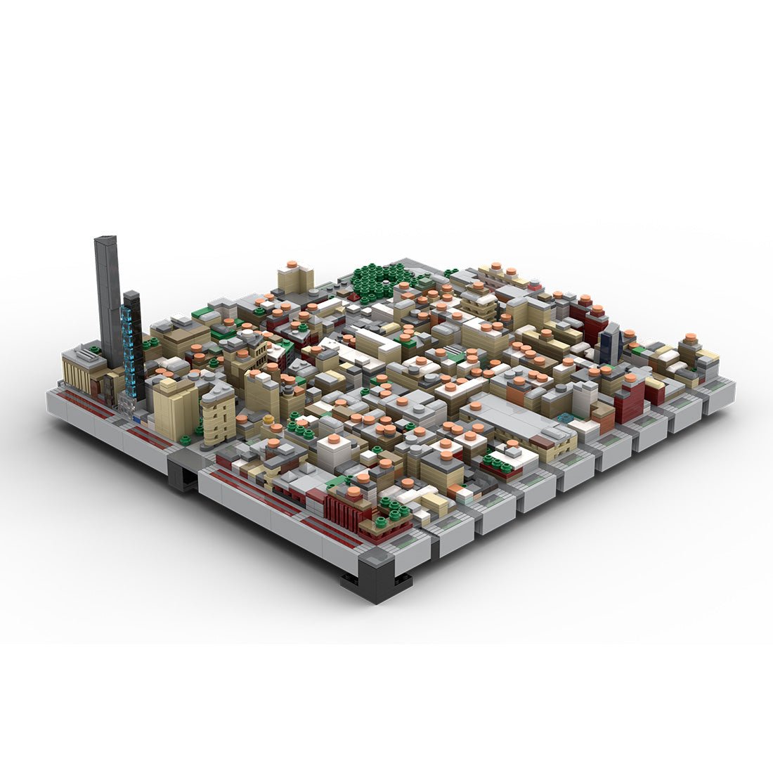 MOC - 243095 1/2000 Scale Manhattan Midtown Flatiron District Building Blocks - LesDiy - Building Blocks