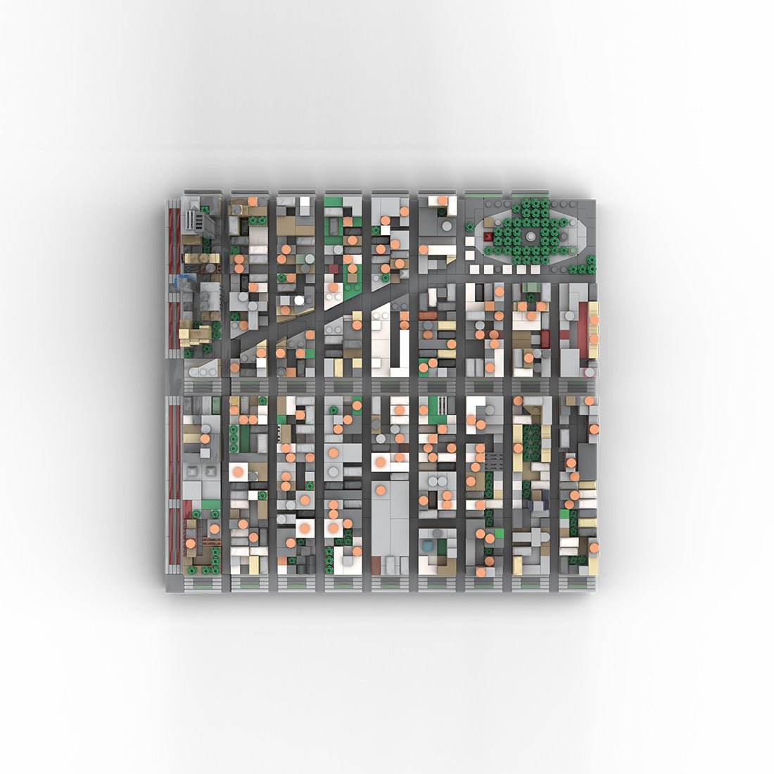 2000s Building Block MOC-243095 1/2000 Scale Manhattan Midtown Flatiron District Building ...