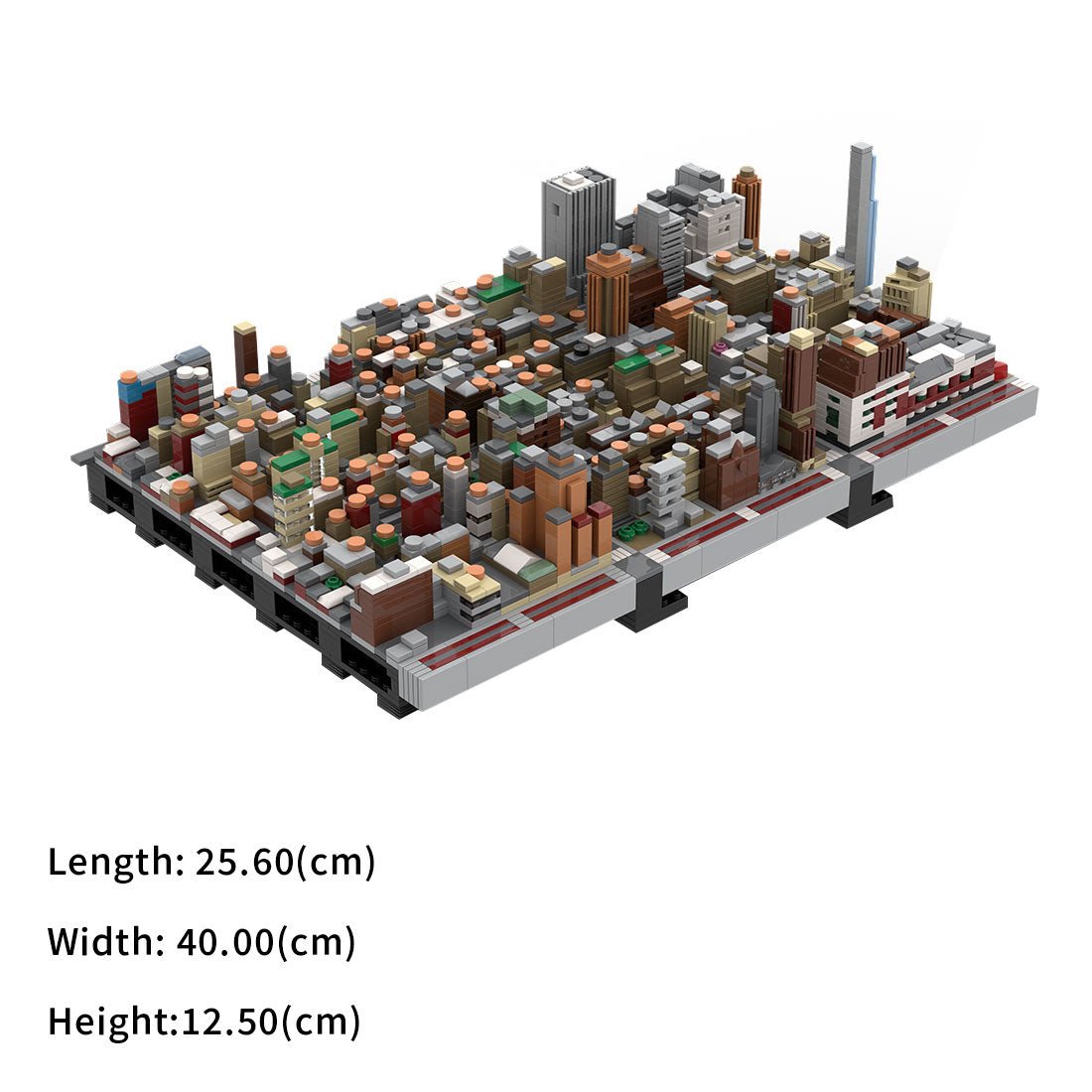 MOC - 243095 1/2000 Scale Manhattan Midtown Garment District Building Blocks - LesDiy - Building Blocks