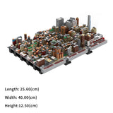 MOC - 243095 1/2000 Scale Manhattan Midtown Garment District Building Blocks - LesDiy - Building Blocks