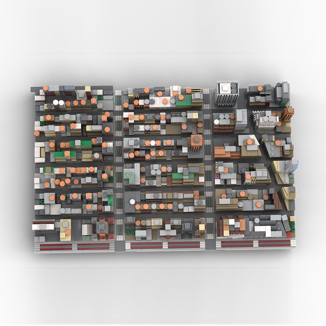 MOC - 243095 1/2000 Scale Manhattan Midtown Garment District Building Blocks - LesDiy - Building Blocks