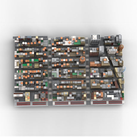 MOC - 243095 1/2000 Scale Manhattan Midtown Garment District Building Blocks - LesDiy - Building Blocks