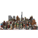 MOC - 243095 1/2000 Scale Manhattan Midtown Garment District Building Blocks - LesDiy - Building Blocks