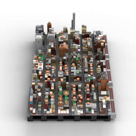 MOC - 243095 1/2000 Scale Manhattan Midtown Garment District Building Blocks - LesDiy - Building Blocks