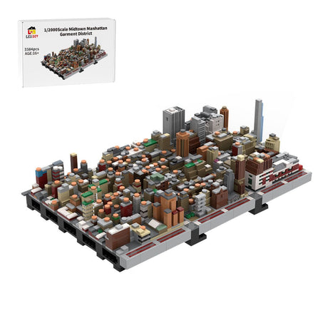 MOC - 243095 1/2000 Scale Manhattan Midtown Garment District Building Blocks - LesDiy - Building Blocks