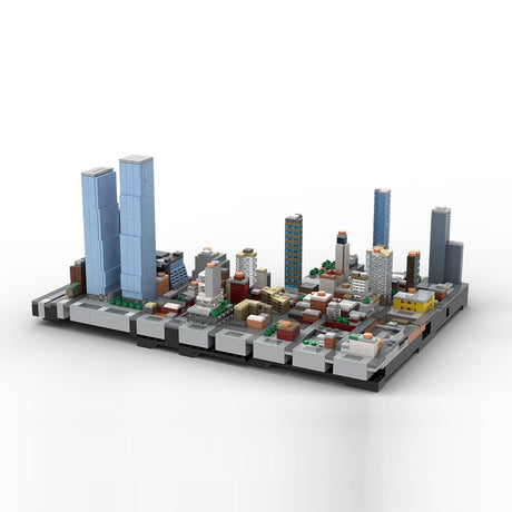 MOC - 243095 1/2000 Scale Manhattan Midtown Hudson Yards Area Building Blocks - LesDiy - Building Blocks
