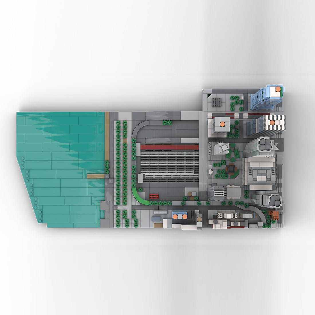 MOC - 243095 1/2000 Scale Manhattan Midtown Hudson Yards Building Blocks - LesDiy - Building Blocks