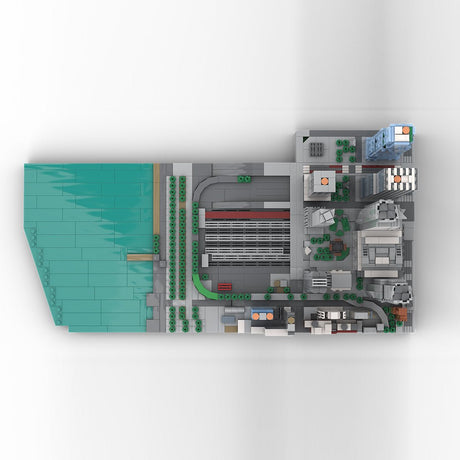 MOC - 243095 1/2000 Scale Manhattan Midtown Hudson Yards Building Blocks - LesDiy - Building Blocks