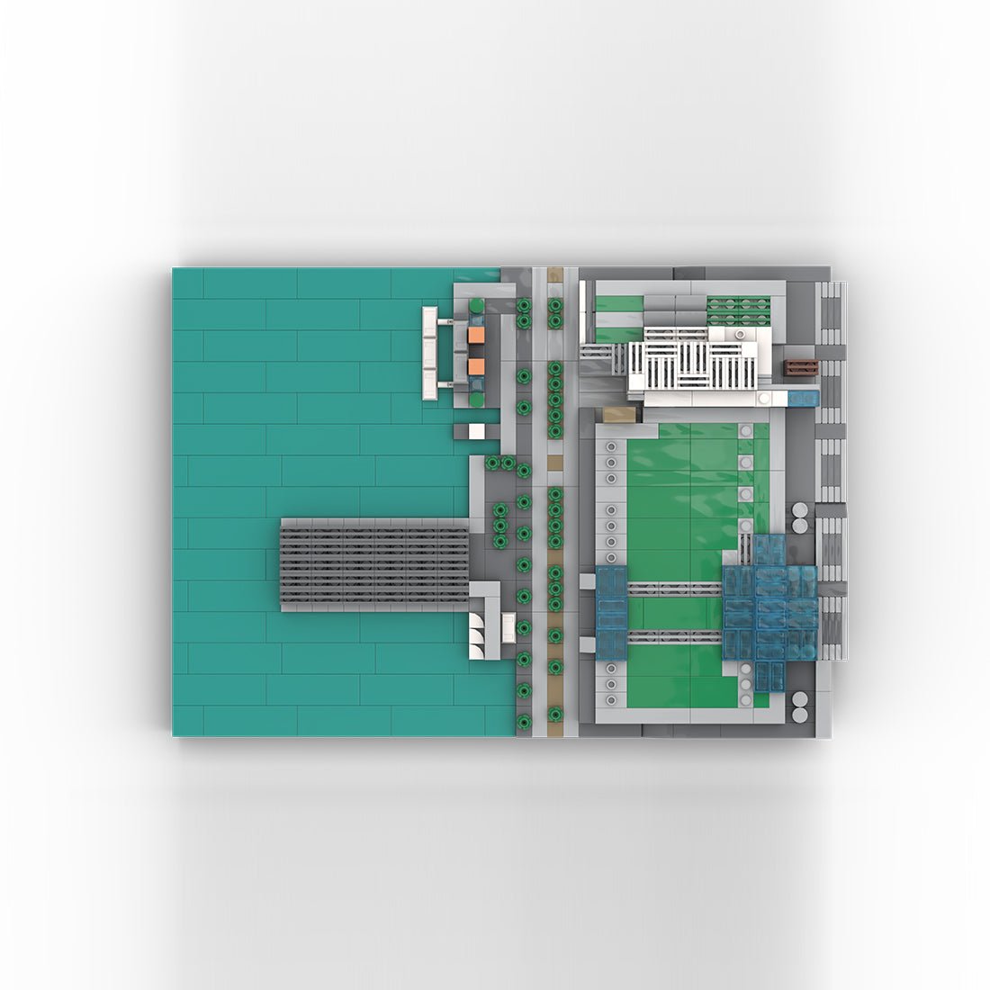 MOC - 243095 1/2000 Scale Manhattan Midtown Javits Center Building Blocks - LesDiy - Building Blocks