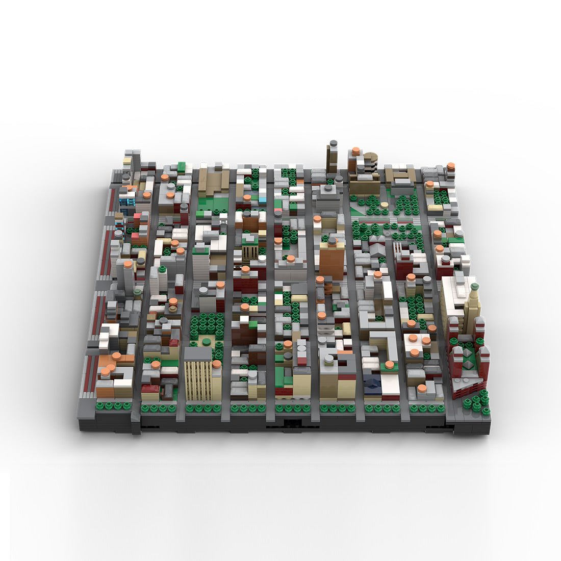 2000s Building Block MOC-243095 1/2000 Scale Midtown Manhattan Gramercy Building Blocks | LesDiy