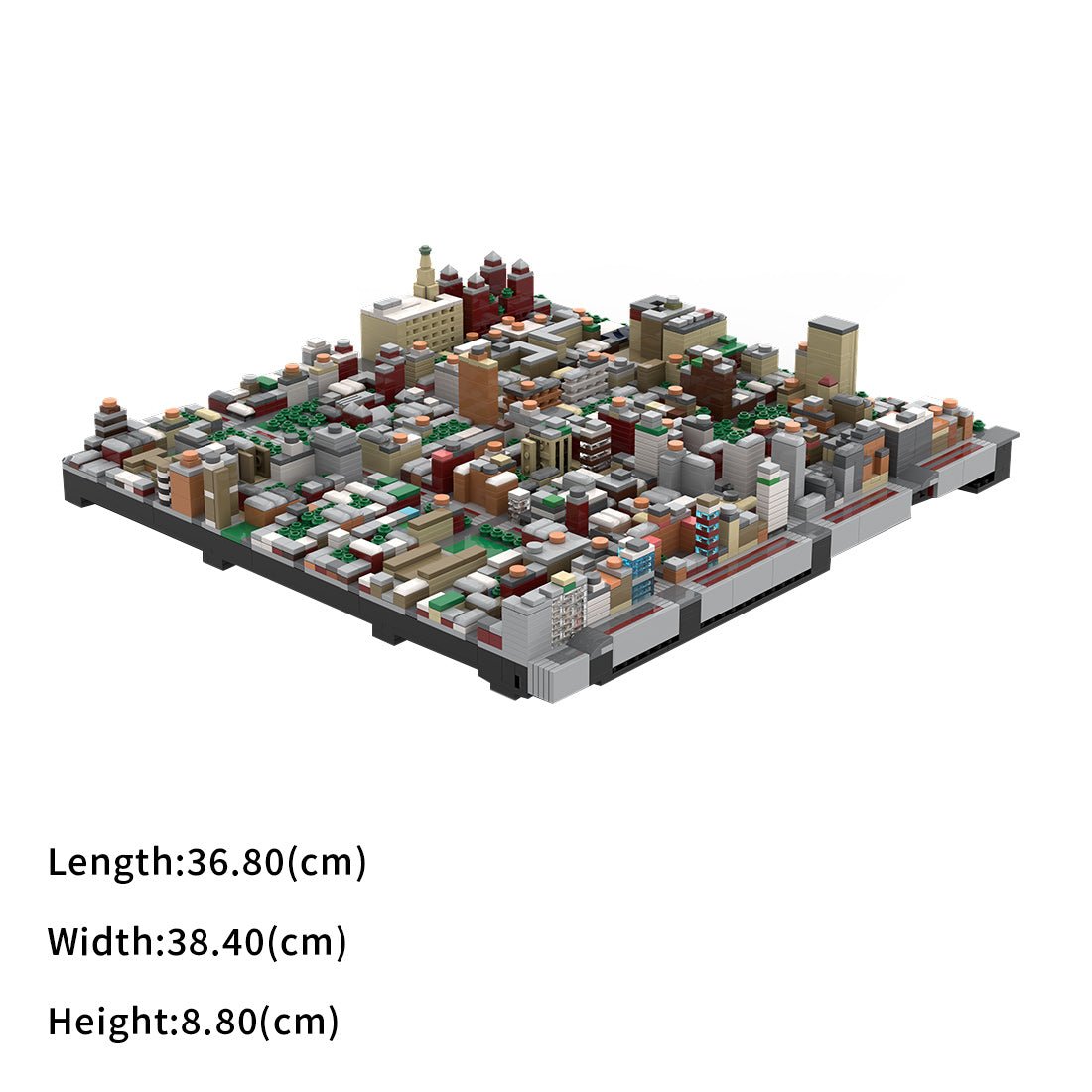 MOC - 243095 1/2000 Scale Midtown Manhattan Gramercy Building Blocks - LesDiy - Building Blocks