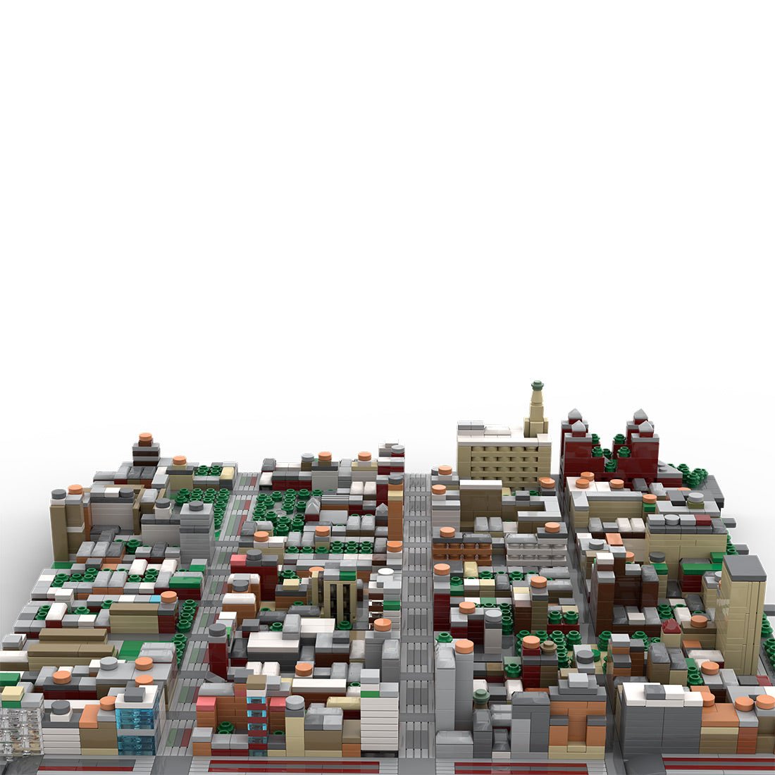 MOC - 243095 1/2000 Scale Midtown Manhattan Gramercy Building Blocks - LesDiy - Building Blocks