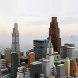 MOC - 243095 1/2000 Scale Midtown Manhattan Grand Central Buildig Blocks - LesDiy - Building Blocks