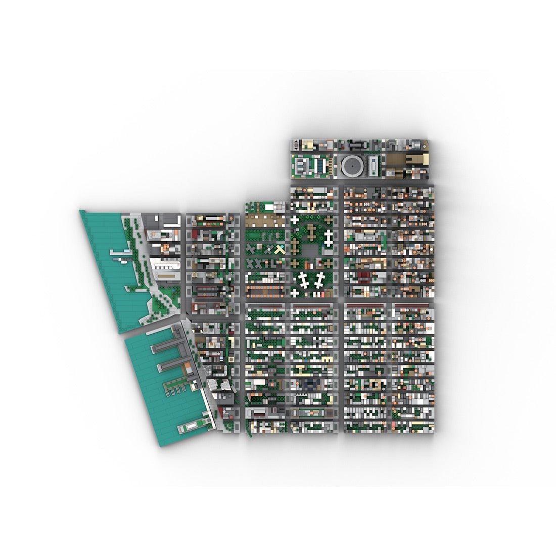 MOC - 243095 Manhattan Midtown Chelsea Building Blocks - LesDiy - Building Blocks