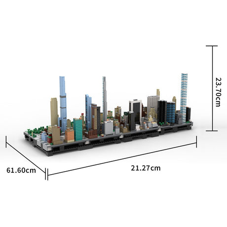MOC - 243095 Midtown Manhattan - Billionairesrow Building Blocks - LesDiy - Building Blocks