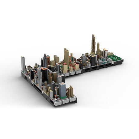 MOC - 243095 Midtown Manhattan - Centralmidtown Building Blocks - LesDiy - Building Blocks