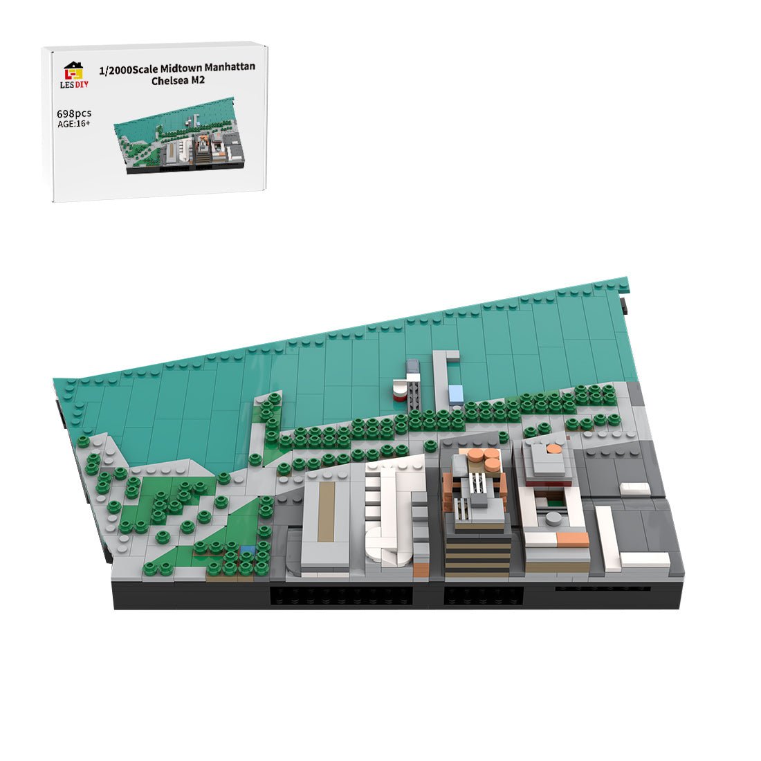 MOC-243095 Midtown Manhattan-Chelsea M2 Building Blocks | LesDiy