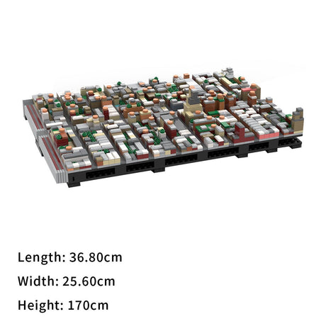 MOC - 243095 Midtown Manhattan - Chelsea M6 Building Blocks - LesDiy - Building Blocks