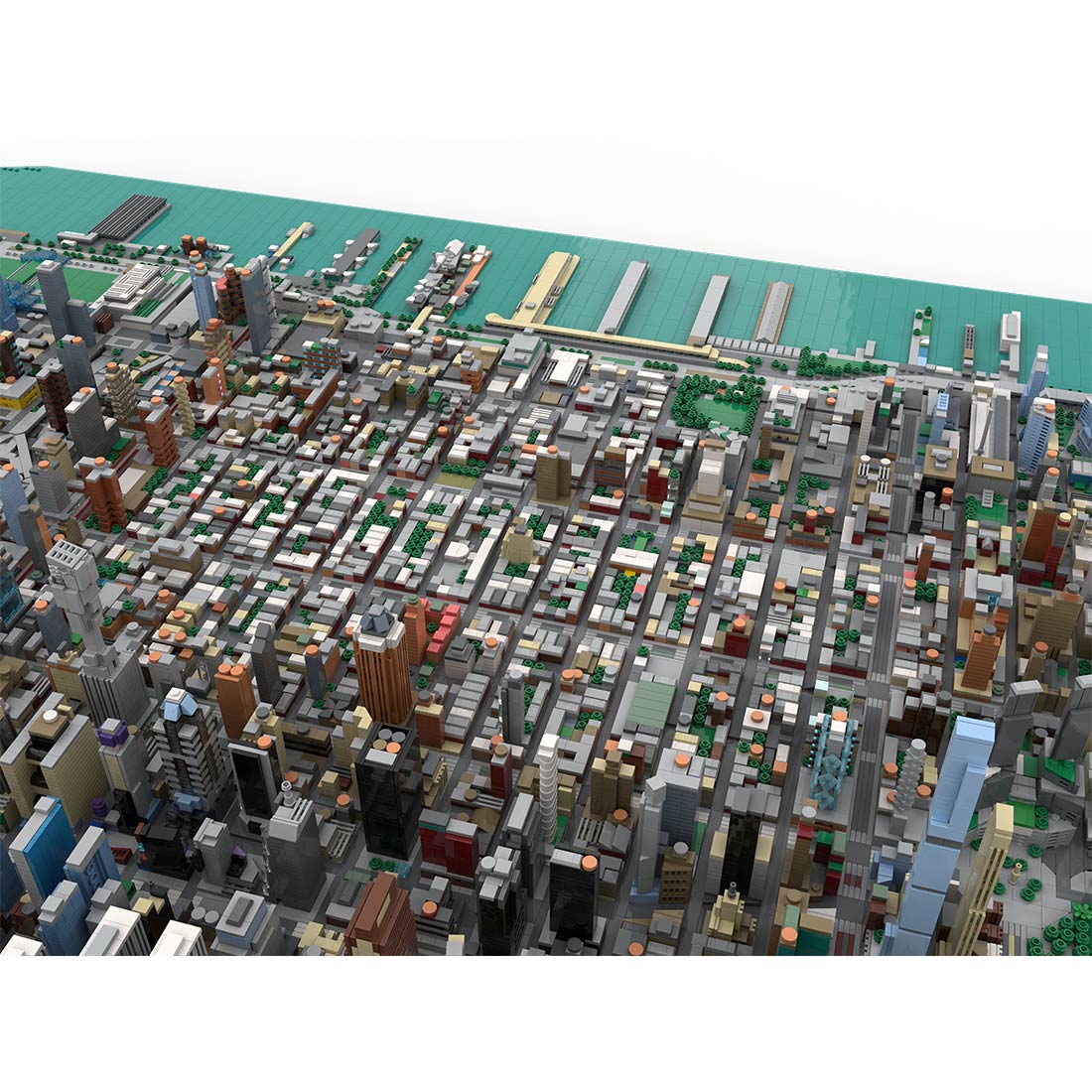 MOC - 243095 Midtown Manhattan - New York City Building Blocks - LesDiy - Building Blocks