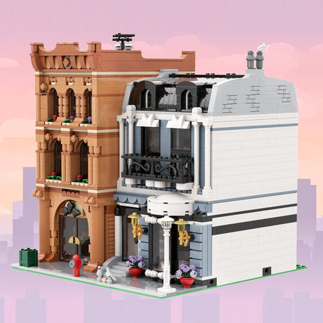 MOC - 244323 Shopping Street Building Blocks - LesDiy - 