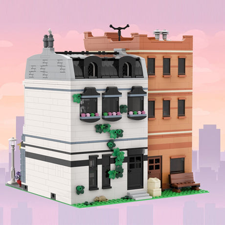 MOC - 244323 Shopping Street Building Blocks - LesDiy - 