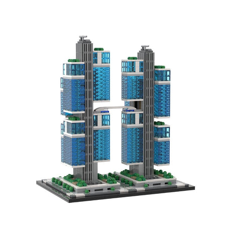 MOC - 244414 1:800 Scale DJI Sky City Building Blocks - LesDiy - Building Blocks