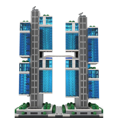 MOC - 244414 1:800 Scale DJI Sky City Building Blocks - LesDiy - Building Blocks