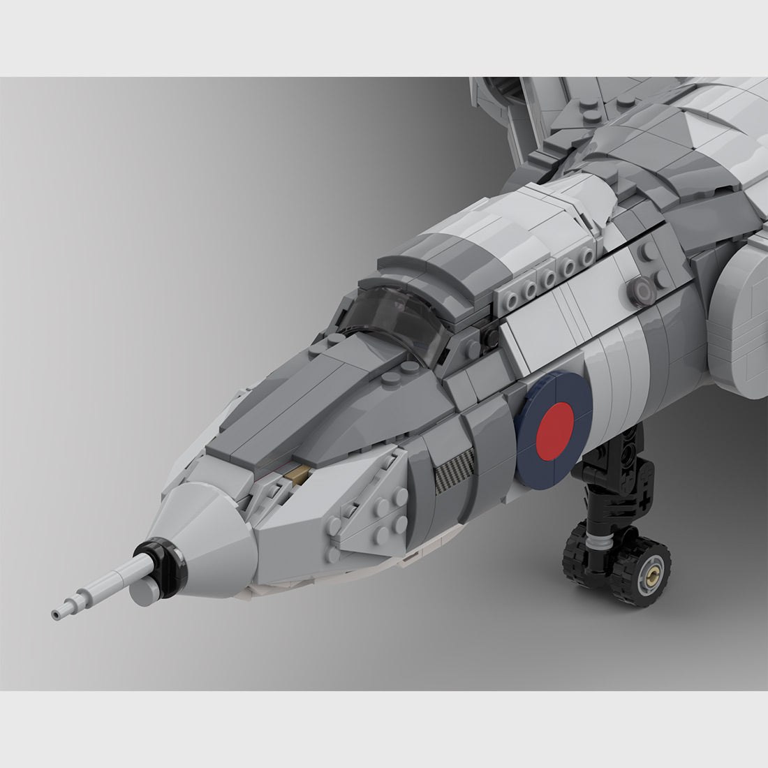 MOC - 244945 Avro Vulcan Building Blocks - LesDiy - Building Blocks