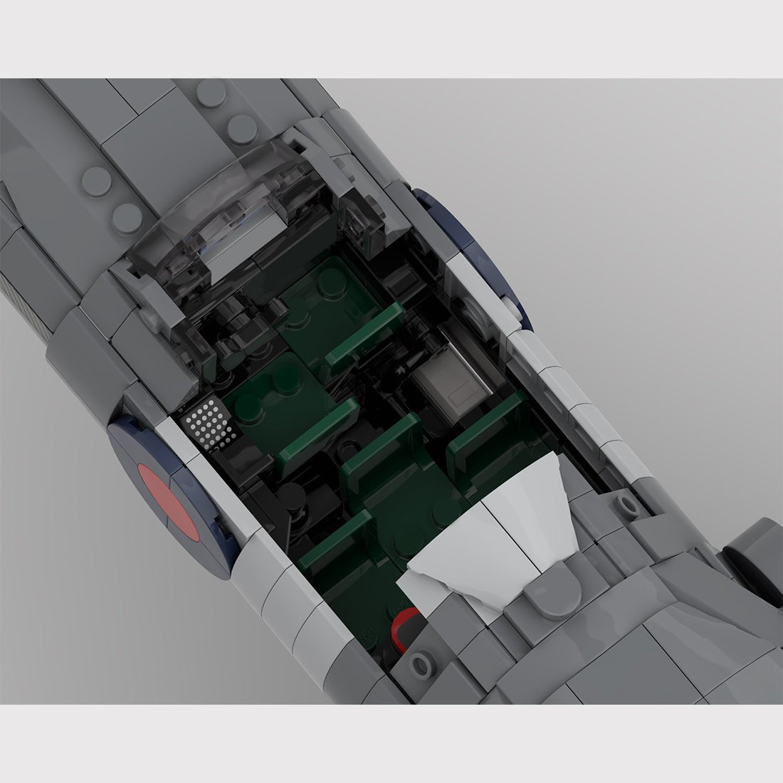 MOC - 244945 Avro Vulcan Building Blocks - LesDiy - Building Blocks