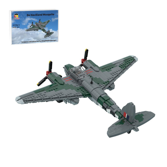 MOC-245547 De Havilland Mosquito Building Blocks-LesDiy-MOC-