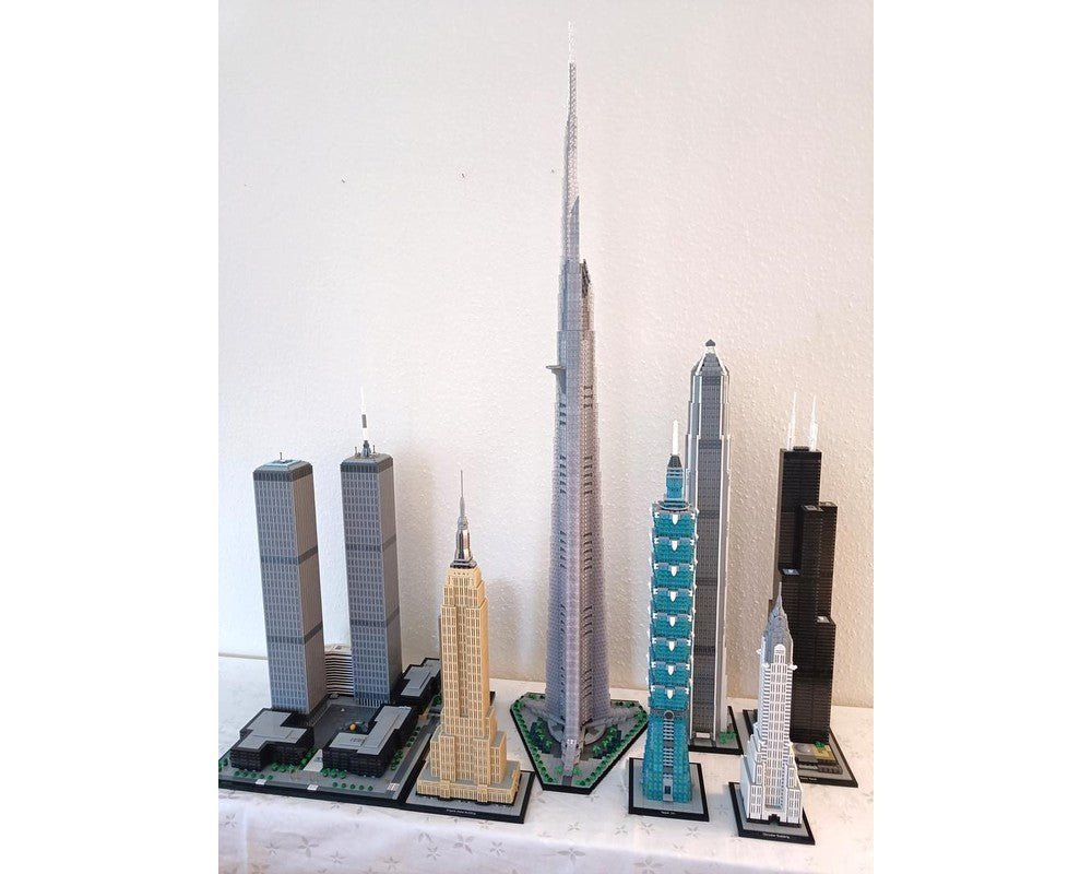 MOC-246046 1:800 Scale Jeddah Tower Building Blocks | LesDiy