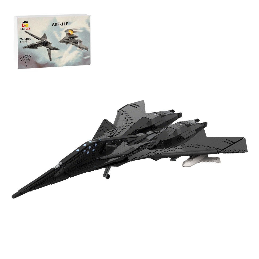 MOC - 246806 1:35 Scale ADF - 11 Raven "Hugin" Building Blocks - LesDiy - Building Blocks