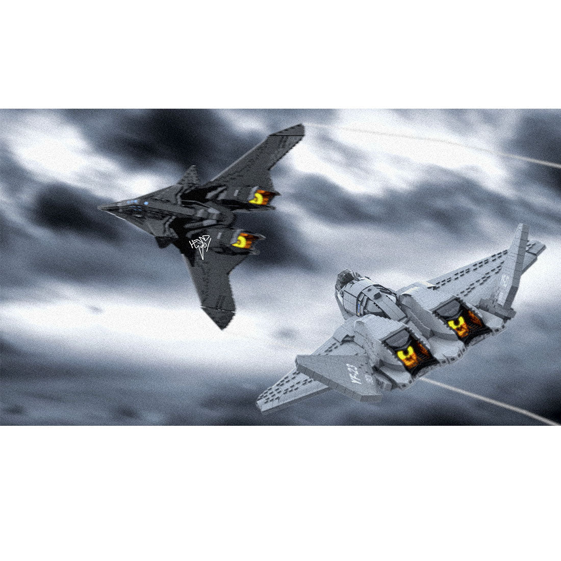 MOC - 246806 1:35 Scale ADF - 11 Raven "Hugin" Building Blocks - LesDiy - Building Blocks