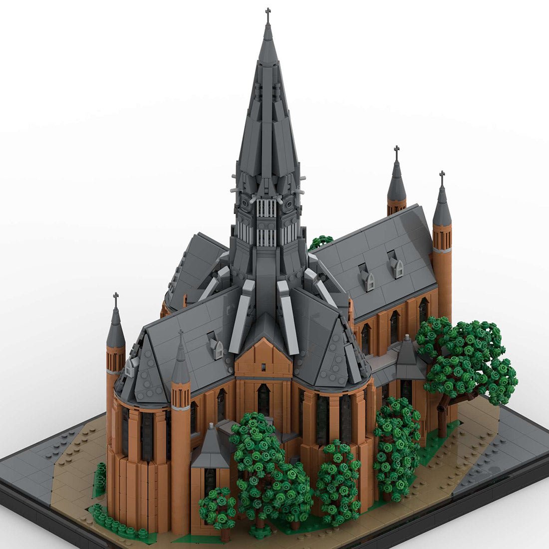 MOC - 248825 1/125 Scale Vondel Church, Netherlands Building Blocks - LesDiy - MOC - 