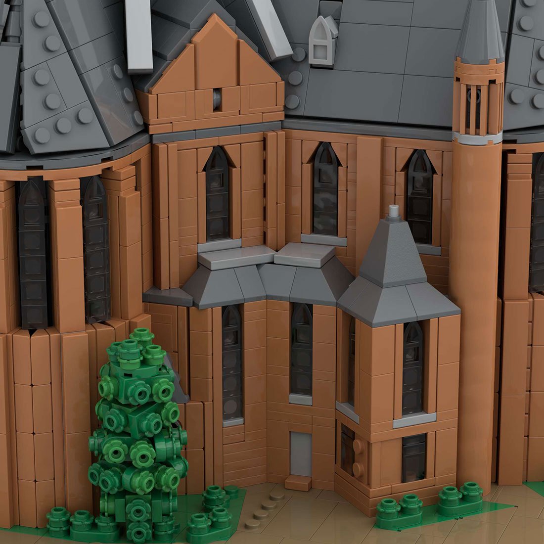 MOC - 248825 1/125 Scale Vondel Church, Netherlands Building Blocks - LesDiy - MOC - 