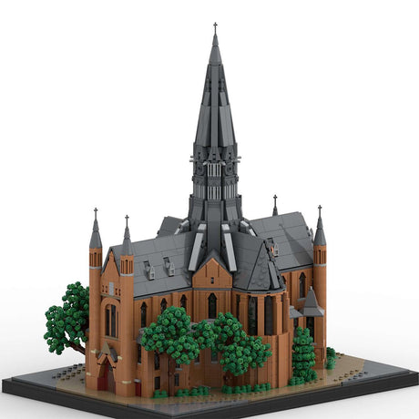 MOC - 248825 1/125 Scale Vondel Church, Netherlands Building Blocks - LesDiy - MOC