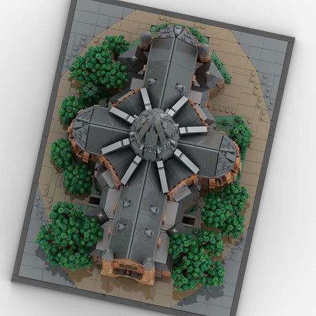 MOC - 248825 1/125 Scale Vondel Church, Netherlands Building Blocks - LesDiy - MOC