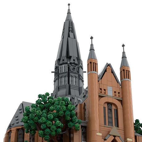 MOC - 248825 1/125 Scale Vondel Church, Netherlands Building Blocks - LesDiy - MOC