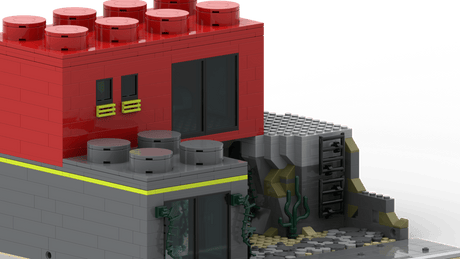 MOC-248880 Atlantis-Inspired City House Building Blocks-LesDiy-MOC-