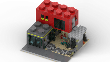 MOC-248880 Atlantis-Inspired City House Building Blocks-LesDiy-MOC-