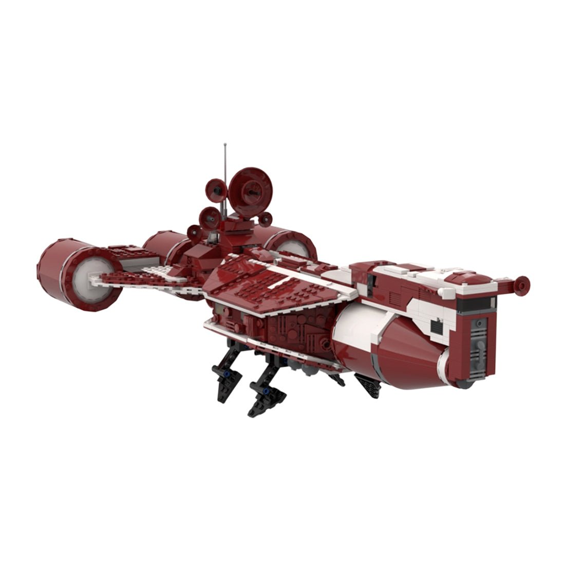 MOC-249148 Galactic Envoy Cruiser Spaceship Building Blocks-LesDiy-MOC-