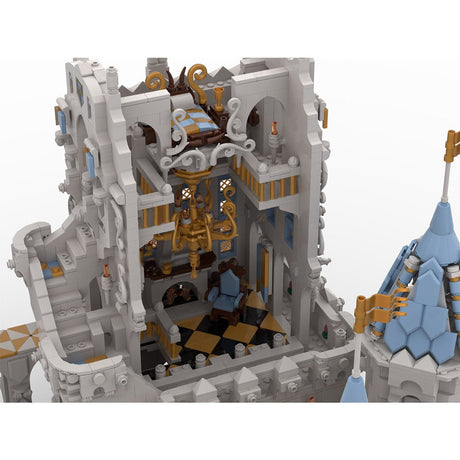 MOC-249372 Ivory Fantasy Castle Building Blocks-LesDiy-MOC-