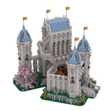 MOC-249372 Ivory Fantasy Castle Building Blocks-LesDiy-MOC-